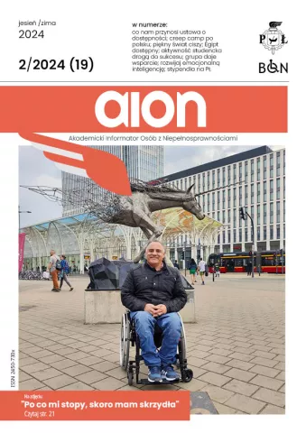 Okładka jesiennego numeru czasopisma AION z linkiem do czasopisma