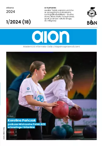 Okładka wiosennego numeru czasopisma AION z linkiem do czasopisma