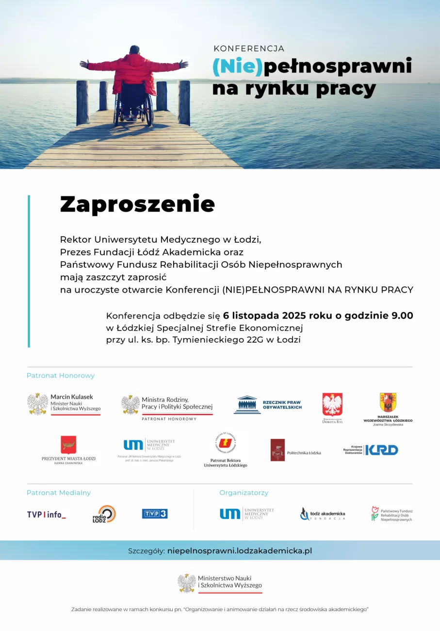 plakat reklamujący konferencję